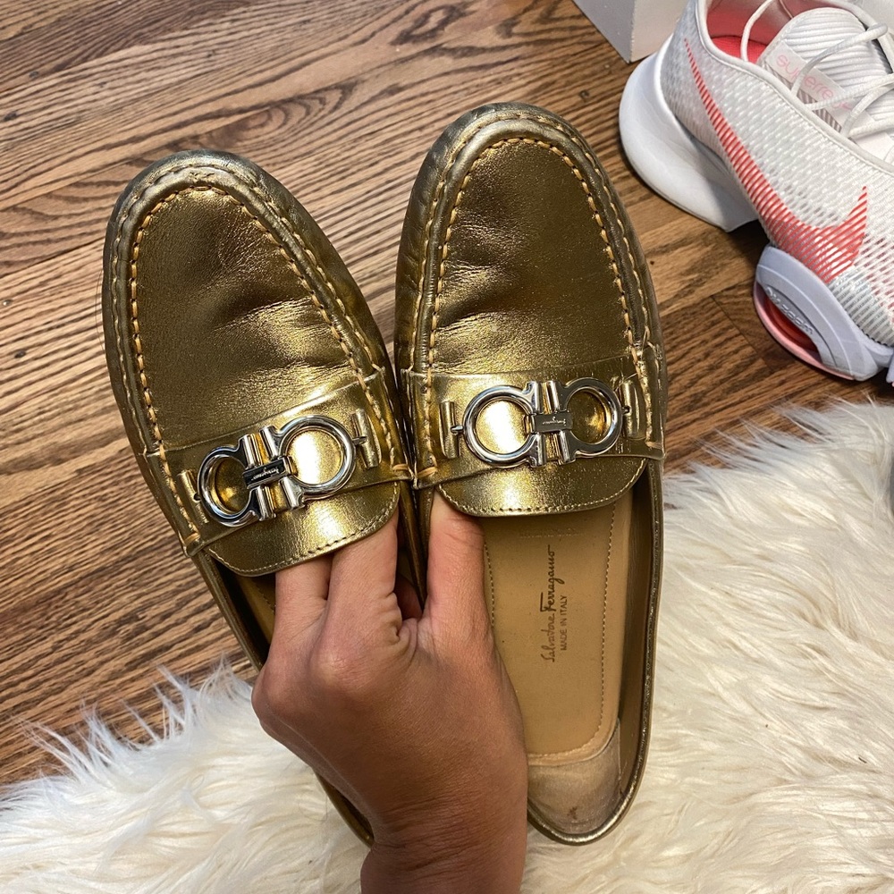 Gold Leather Drivers!
